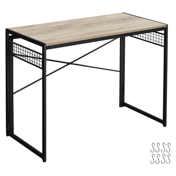 Sklopivi stol, računalni stol s 8 kuka 100 x 50 x 76,5 cm - | VASAGLE-Vasdom.hr