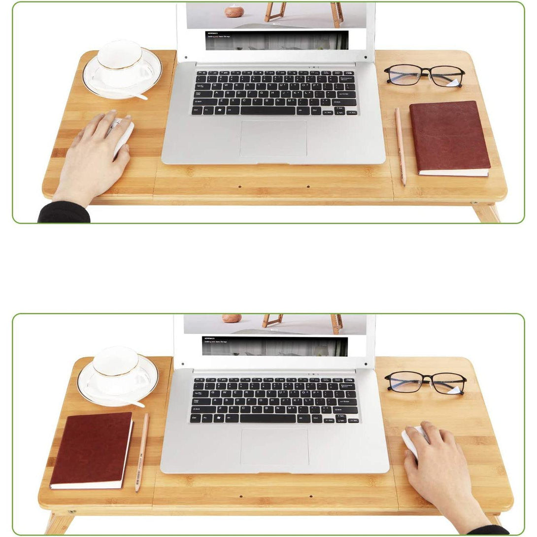 Stol za laptop od bambusa, sklopivi poslužavnik za doručak | SONGMICS-Vasdom.hr